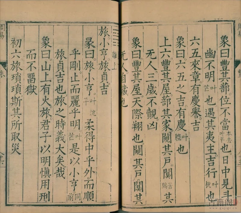 《周易正义》明.陈邦泰书.明万历时期李登校刻本[5]