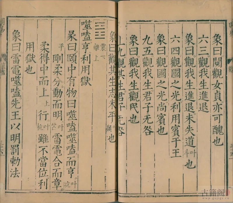 《周易正义》明.陈邦泰书.明万历时期李登校刻本[4]