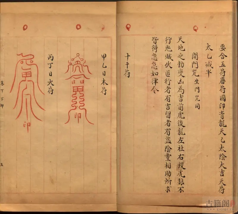 《景祐遁甲符应经》上部三卷.下部三卷.宋.杨维德等撰.明末朱丝栏钞本[3]